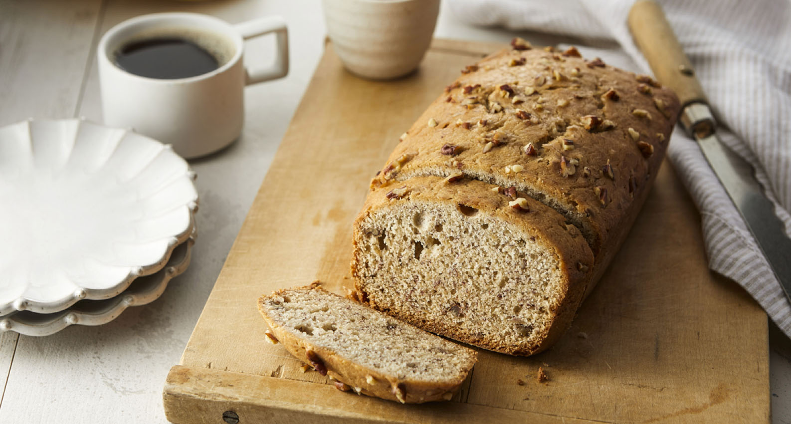 A loaf of banana bread