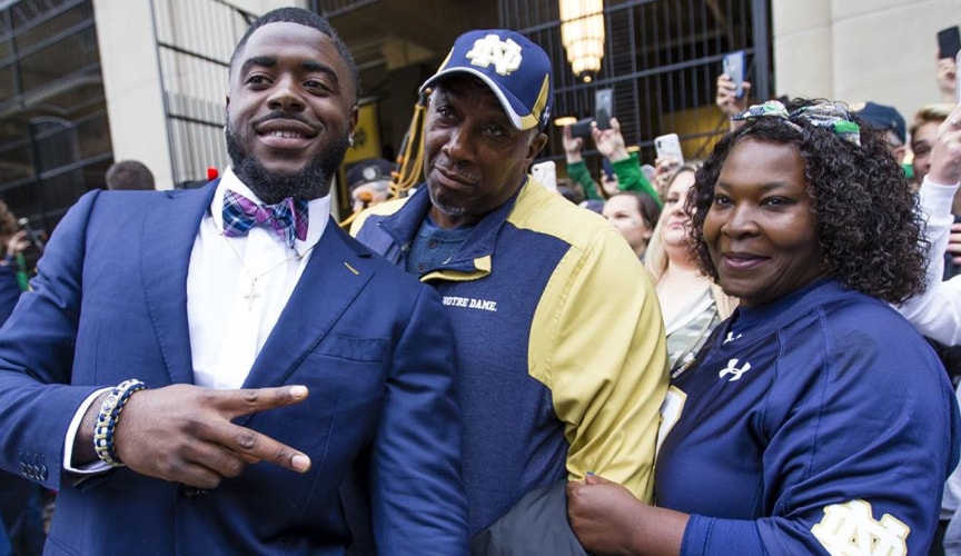 Dexter Williams and his family